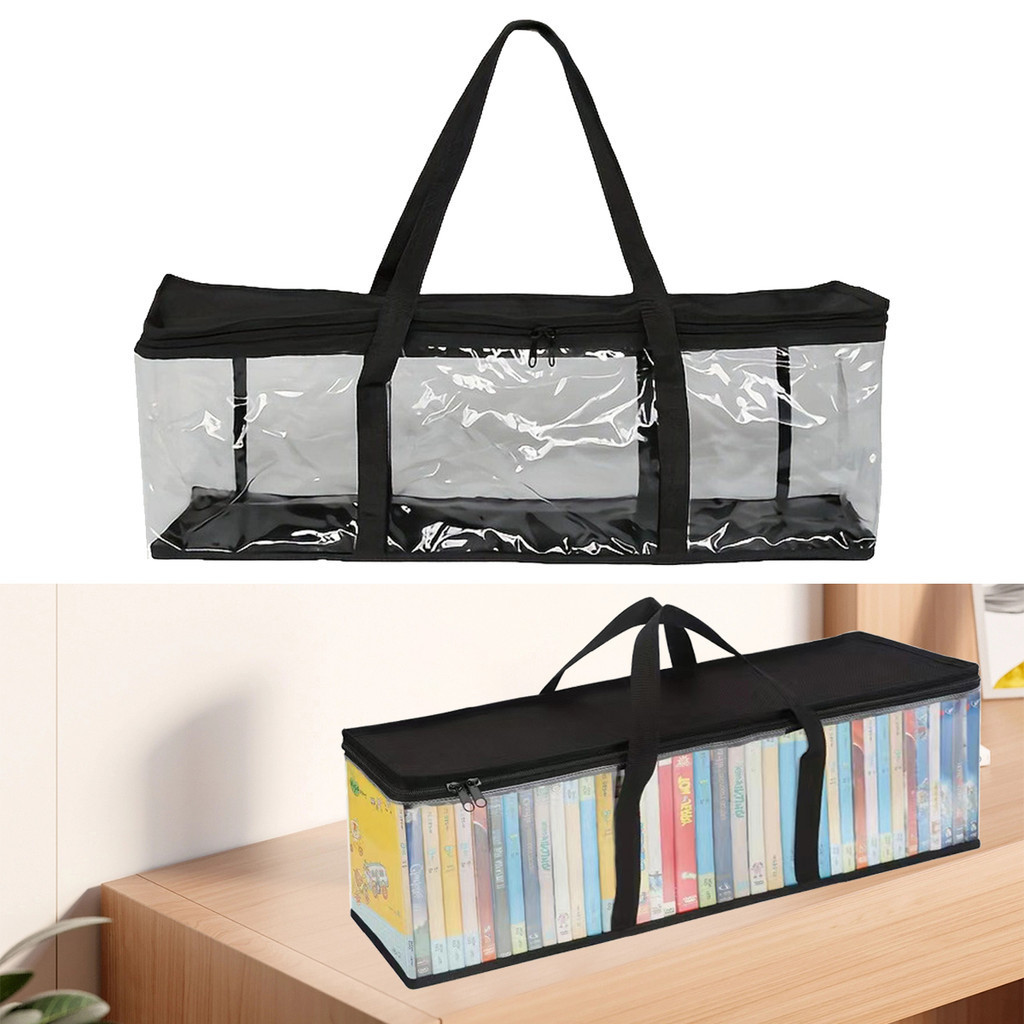 ใหม่ขนาดใหญ่ใสถือ DVD CD Storage Holder Easy Zip ปิดพกพากระเป๋า Organizer กันฝุ่น