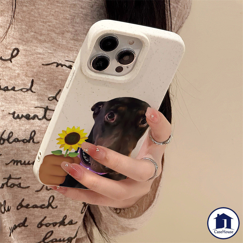 สุนัขตลก Soft Case เข้ากันได้สำหรับ OPPO A3s A16 A57 A12 A17 A58 A38 A16K A15 A54 A77 A18 A17K A78 A7 A5s Reno 10 11