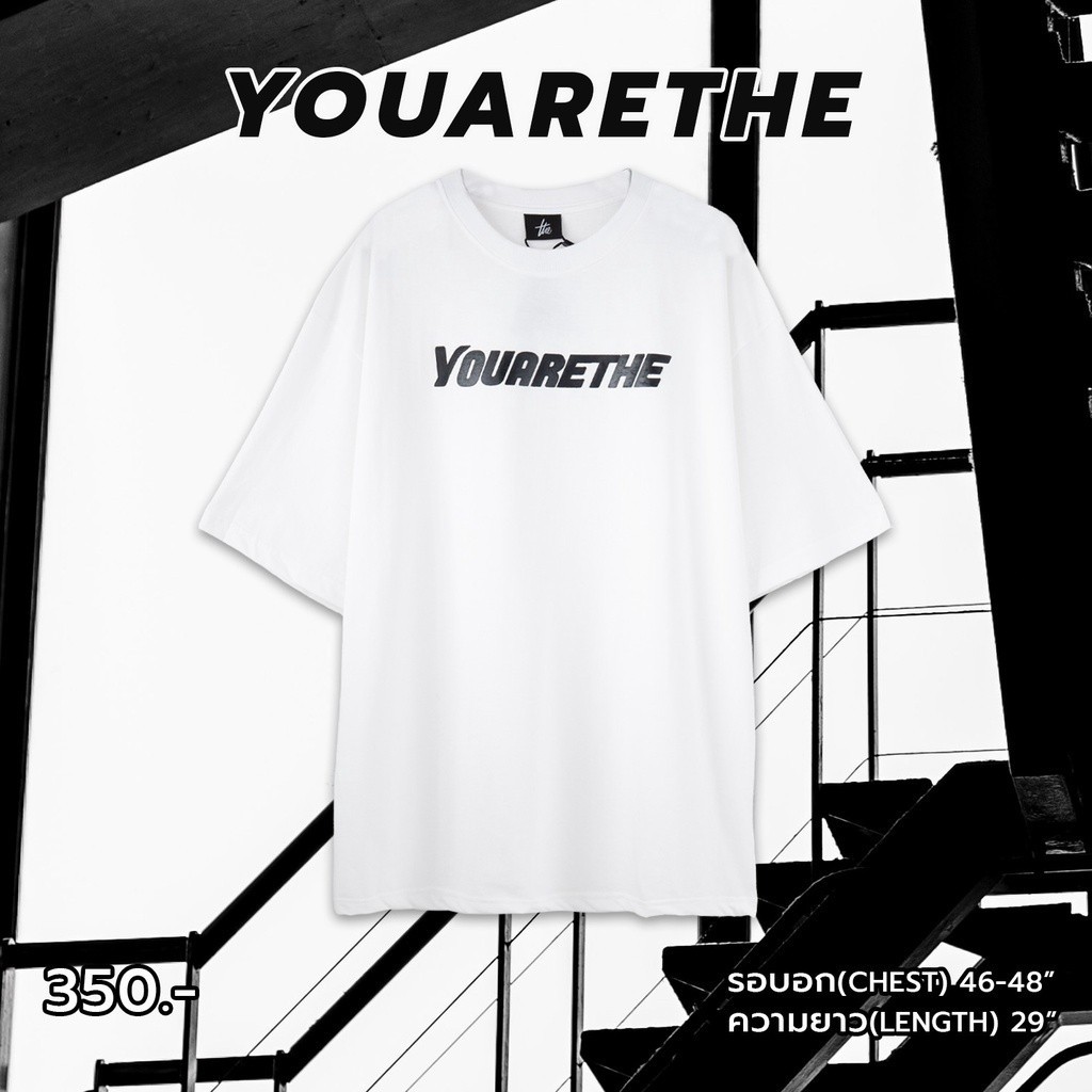 2024 Urthe - เสื้อยืด แขนสั้น รุ่น YOUARETHE S-5XL