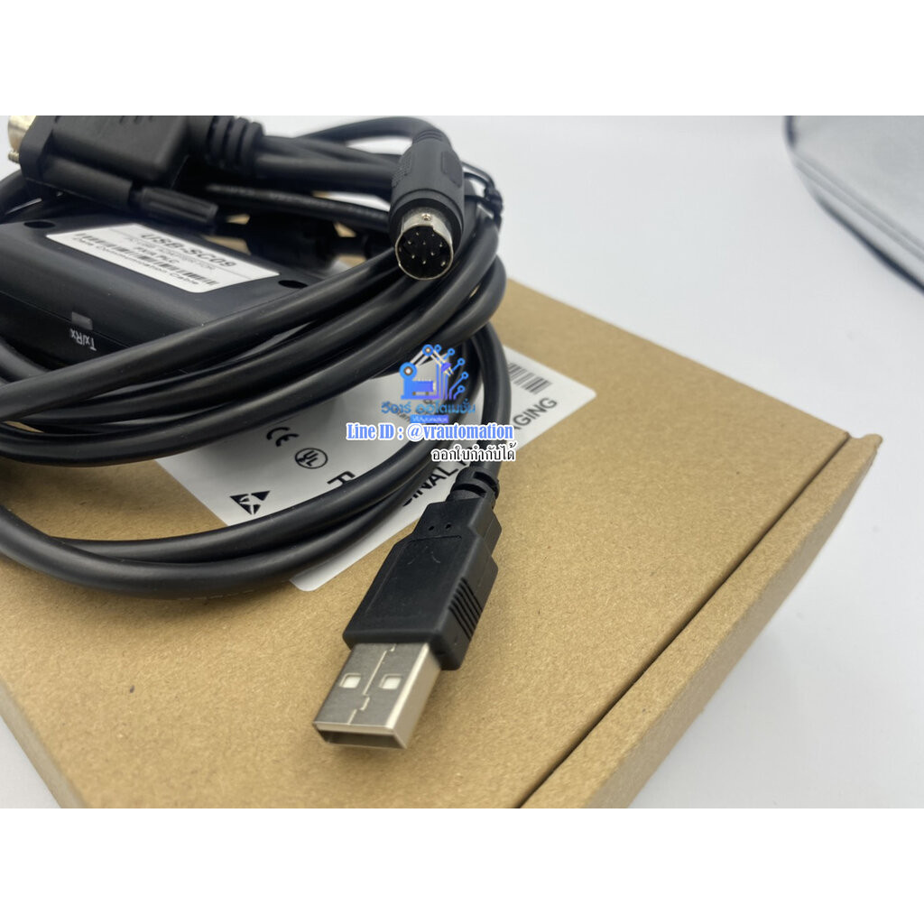 สาย link PLC Mitsubishi ใช้กับรุ่น FX และ A series แบบชนิด USB-SC09 cable