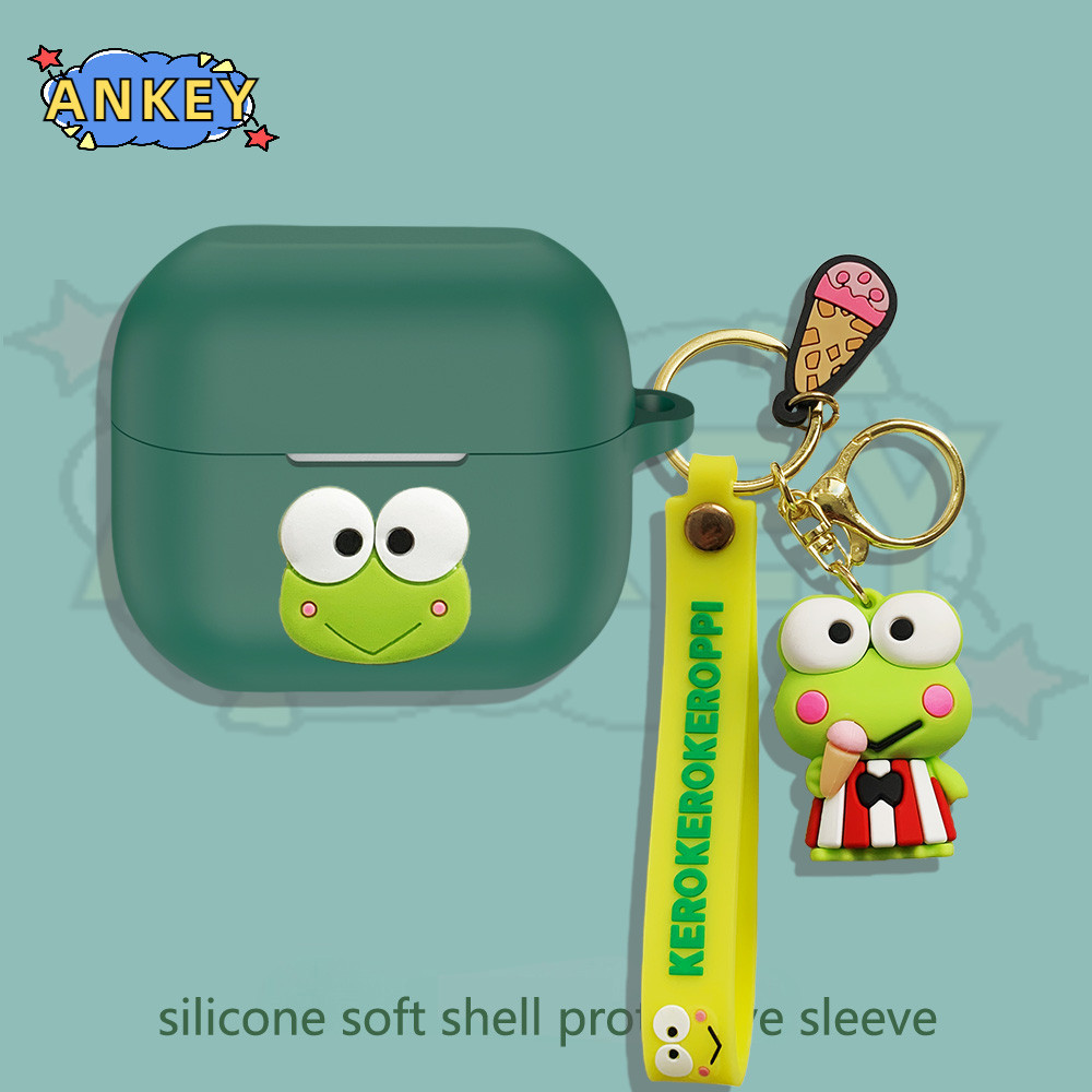 For Samsung Galaxy Buds 3 / Buds 3 Pro Cover Green Frog รูปที่ 2
