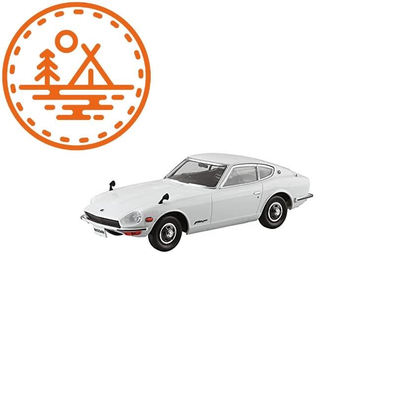 Aoshima 1/32 The Snap Kit Series Nissan S30 Fairlady Z White Pre-Painted พลาสติกรุ่น 13-A Aoshima 1/