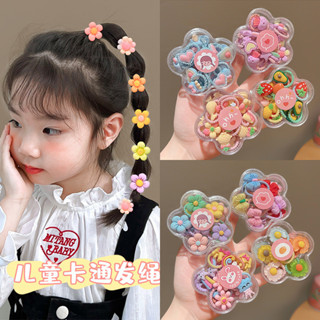 10 ชิ้นน่ารักการ์ตูนผ้าขนหนูเชือกผมสําหรับเด็กแฟชั่นเกาหลีคว…