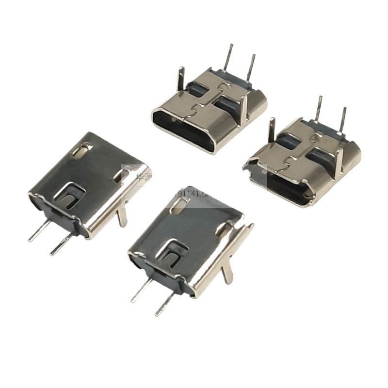 5 ชิ้น/ล็อต MICRO 2P หญิงซ็อกเก็ต USB ซ็อกเก็ต V8 Android Mike หางปลั๊กชาร์จแหล่งจ่ายไฟ 2 แกนแนวนอน 90 องศาโค้ง Pin ตรง