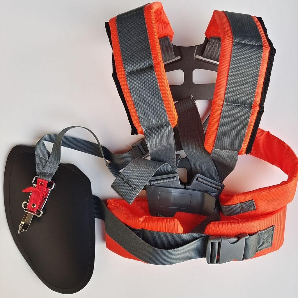 [Lszcx6l] สายทริมเมอร์สายคล้องไหล่คู่ Comfort Universal ปรับได้สําหรับสวนเครื่องตัดหญ้าเครื่องตัดแปรง Trimmer Leaf Blower