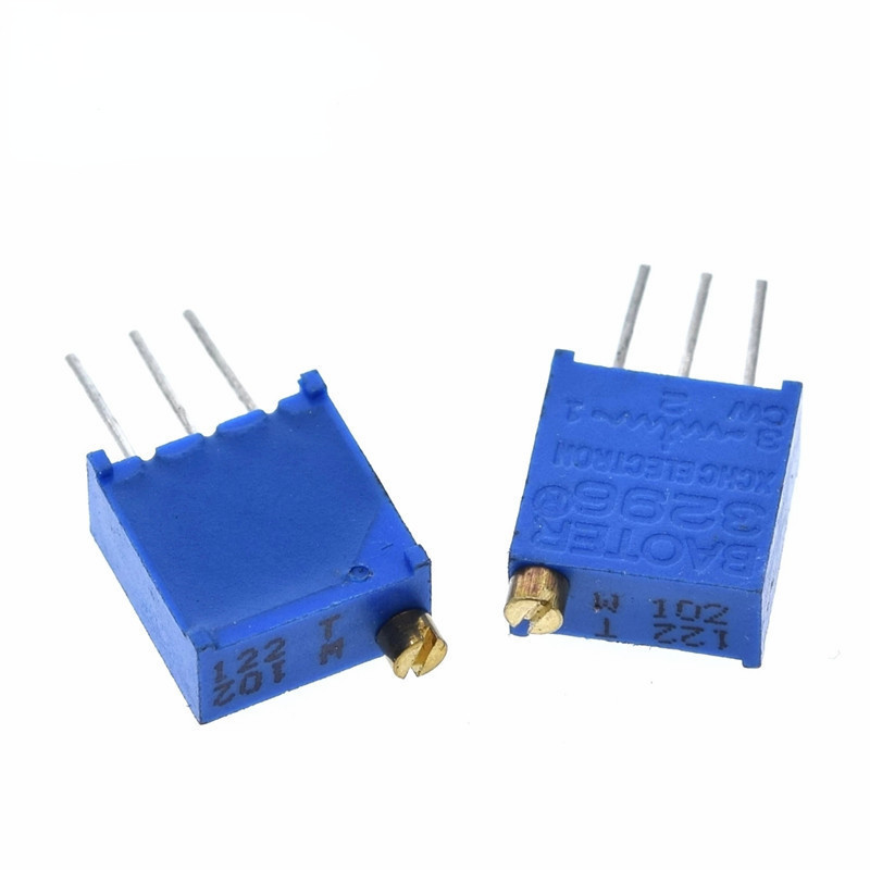 3296w Multi-Circle ปรับ Potentiometer W500 50R W101 100R W201 200R W501 500R W102 1K W202 2K W502 5K