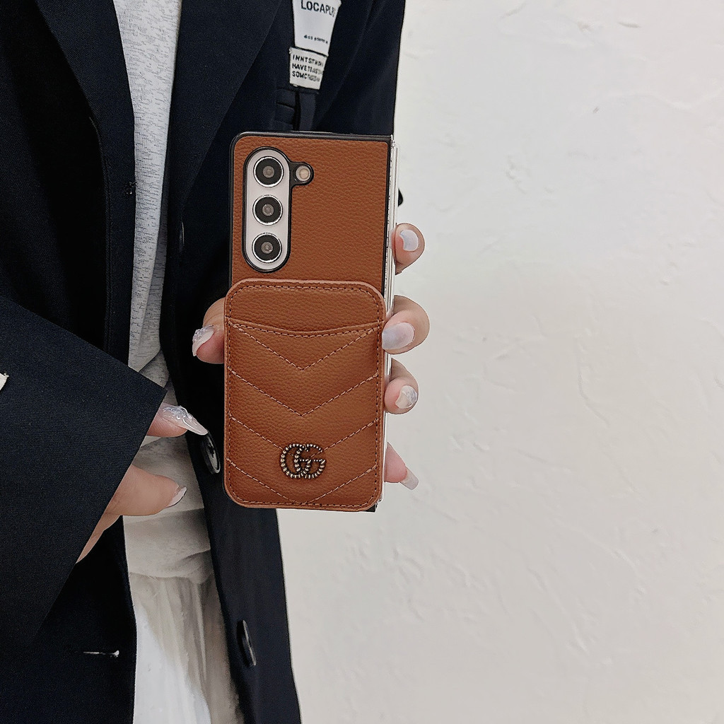 สําหรับ Samsung Galaxy Z พับ 3 4 5 6 7 Luxury PU หนังพร้อมกระเป๋าสตางค์สําหรับ Galaxy Z Fold7 Morandi สี Series สไตล์แม่เหล็กพับฝาครอบโทรศัพท์ด้านหลัง