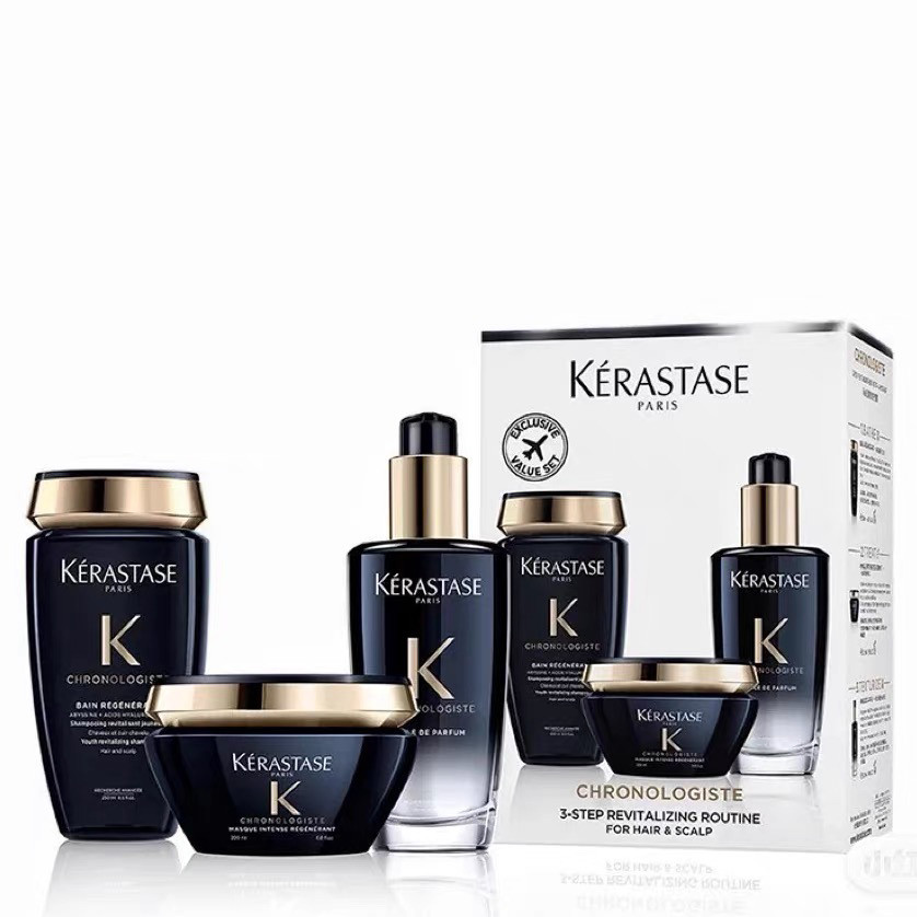 Kerastase Black Diamond Caviar Three Piece Set Shampoo 250ml Hair Mask 200ml Hair Care Essential Oil