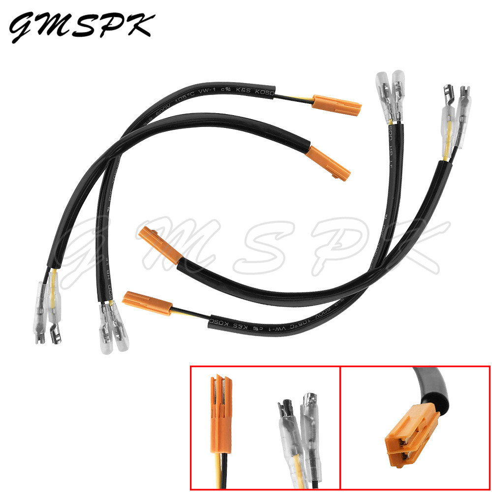 Fit สําหรับ HONDA CBR1000RR CBR650R/500R CRF250L CB 300/650 F/R NC700 NC750 รถจักรยานยนต์ไฟเลี้ยวอะแดปเตอร์ปลั๊กสายไฟเชื่อมต่อ