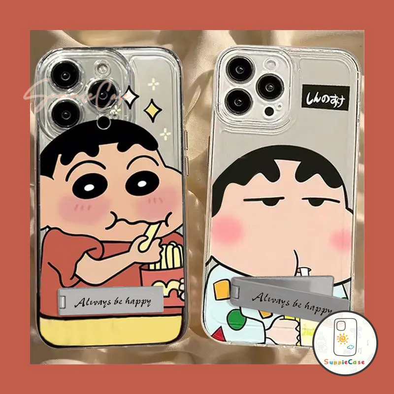 แนวโน้มการ์ตูนดูเดิล เคส ชินจัง iPhone 11 13 12 15 14 Pro Max X XS XR Max 7 6s 8 6 Plus 7Plus ตลกดีนะ เคสไอโฟน