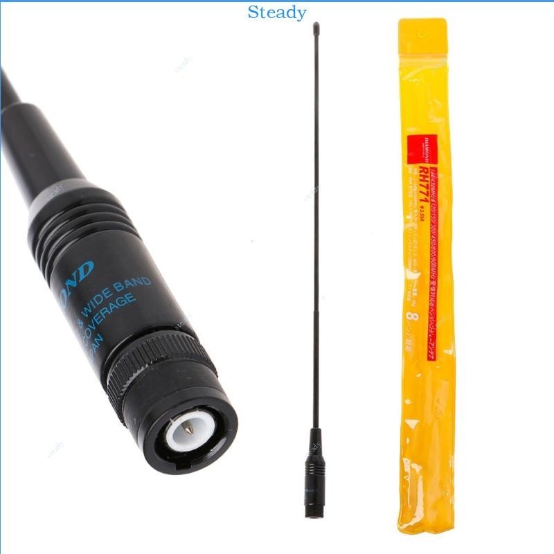 Stedy Dual Band VHF UHF BNC Walkie เสาอากาศวิทยุมือถือสําหรับ UV-5R