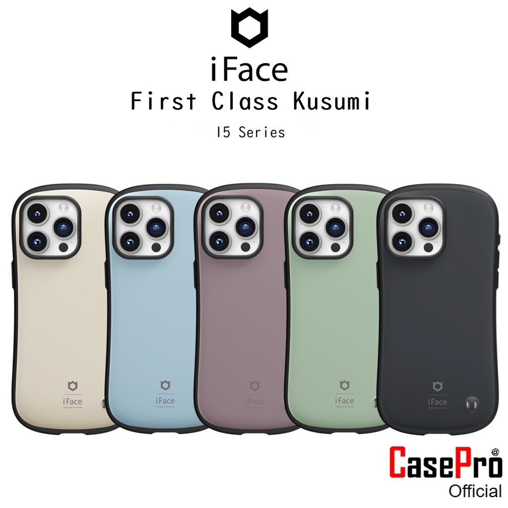 iFace First Class Kusumi เคสกันกระแทกเกรดพรีเมี่ยมจากเกาหลี เคสสำหรับ iPhone15/15Plus/15Pro/15Promax (ของแท้100%)