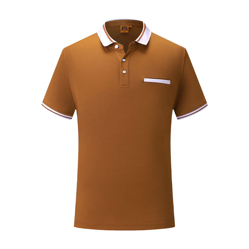 🔥สกรีนเสื้อ🔥เสื้อโปโลมีกระเป๋า ไม่จำกัดเพศ เสื้อโปโลทรงเข้ารูป พิมพ์ฟรี ออกแบบฟรี 8 สียอดนิยม S-4XL