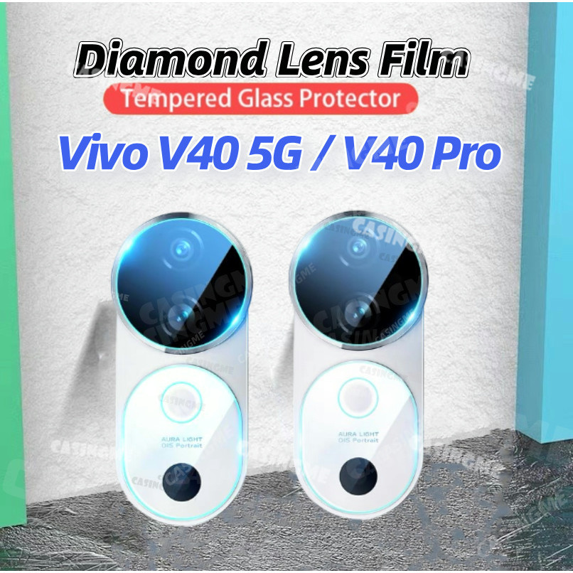 Vivo V60 V70 Pro 5G 2024 3Dกล้องเลนส์ProtectorสําหรับVivo V40 5G V40 VivoV40 V 40 Pro V40Pro 5G 2024 ใสกระจกนิรภัยกลับกล้องป้องกัน