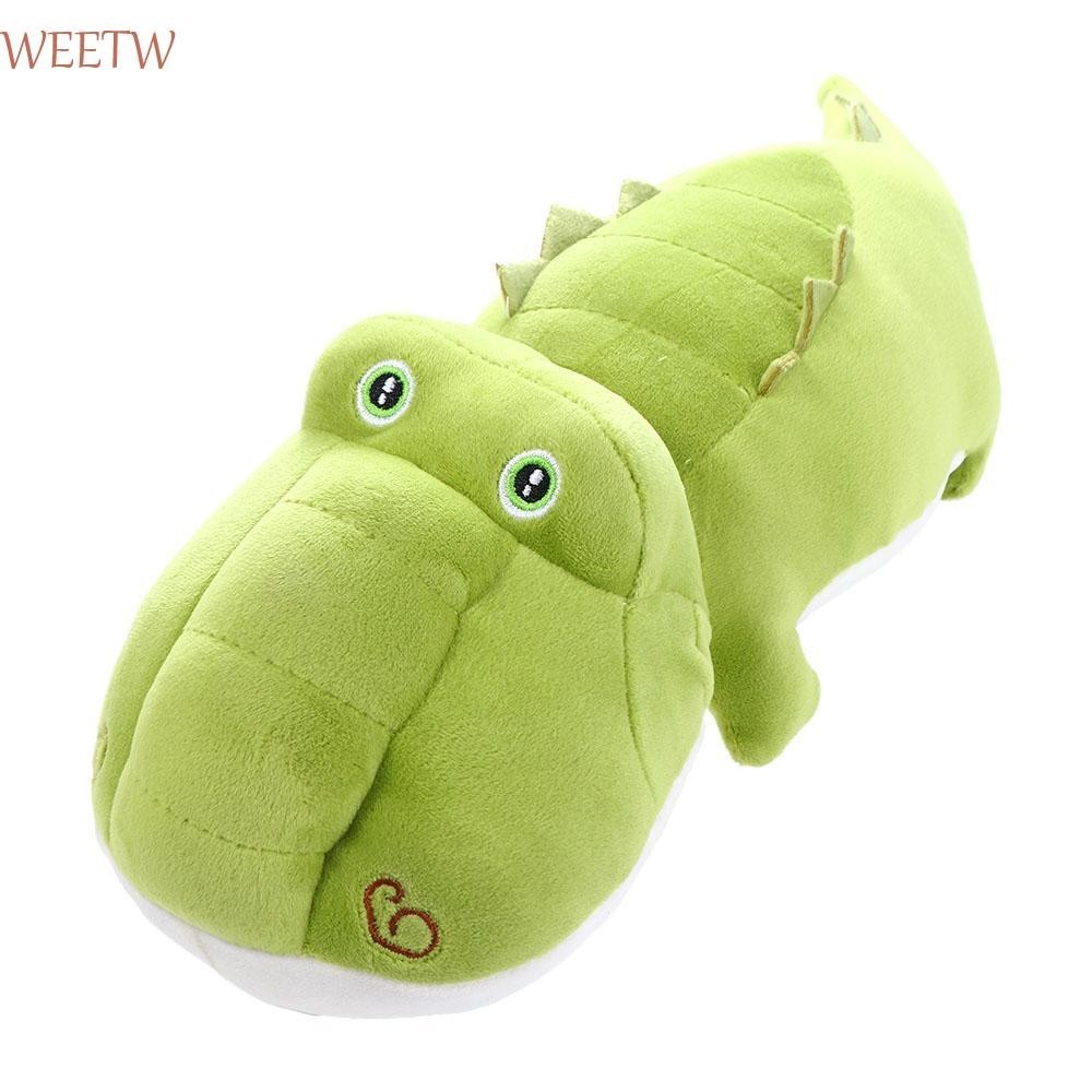 Weekw จระเข้ตุ๊กตาของเล่น Xmas ของขวัญสําหรับเพื่อนสัตว์ Sleeping Mate ของเล่นตกแต่งห้องมาพร้อมกับของเล่นจี้ขนาดใหญ่ Appease ตุ๊กตาตุ๊กตาหมอน Plush