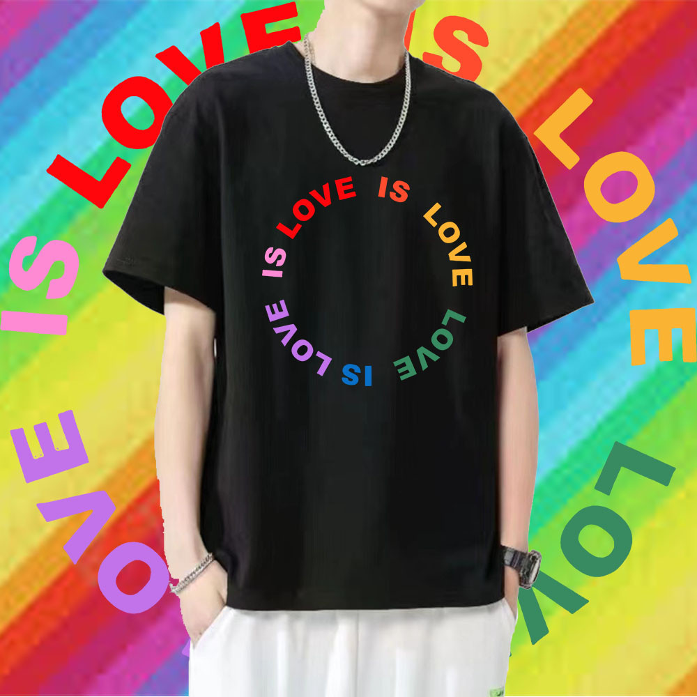 [Csndice] จัดส่งฟรี2024 เสื้อยืดลาย lgbtq pride month 03 (ผ้าคอตตอน สกรีนชัด