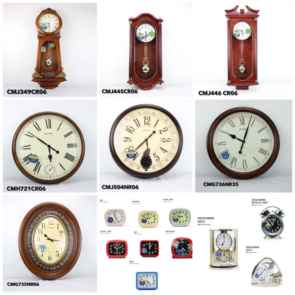 นาฬิกาปลุก 🔥ลดพิเศษ RHYTHM ของเเท้ โปร 🔥  ⏰🕰รุ่น 4RA888 💢 นาฬิกาปลุกตั้งโต๊ะ