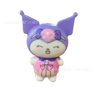 💖ของเล่นบีบสกุชชี่ รูปการ์ตูนแมวน่ารัก เหมาะกับเล่นคลายเครียด สําหรับตกแต่งห้องนอน สํานักงาน-Kuromi bdsm toy