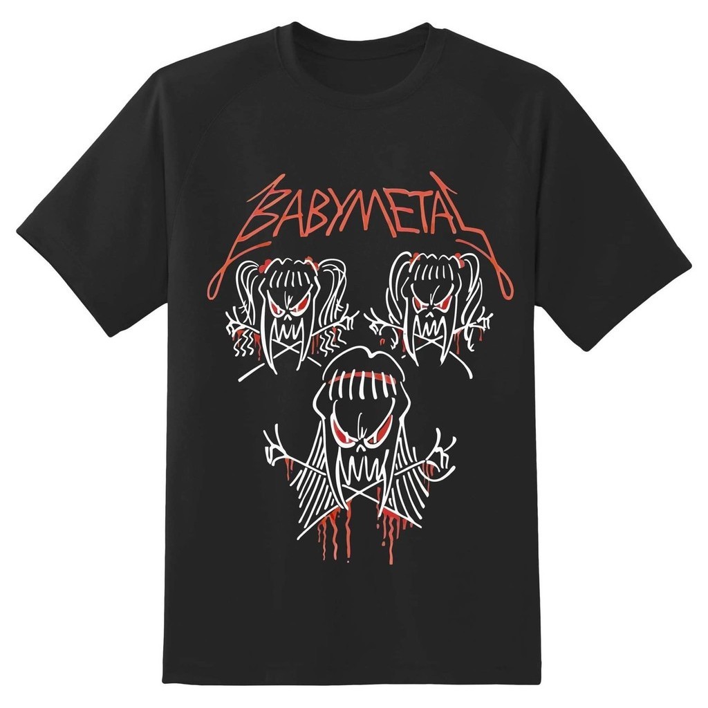 Babymetal BAND SHIRTS แฟชั่น Summer Short Slevee สําหรับผู้ชายผู้หญิง