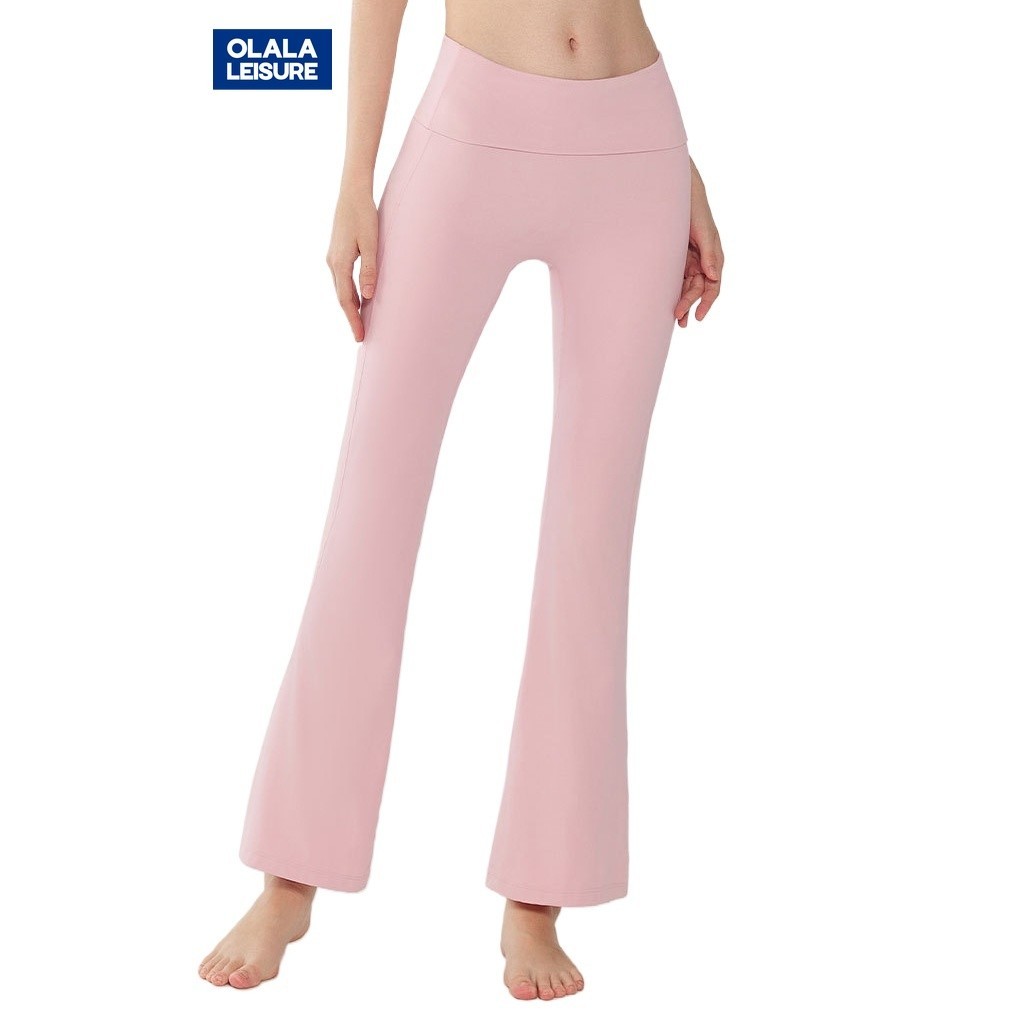 Yoga Sports Pants Flare Pants Adjustable Waist