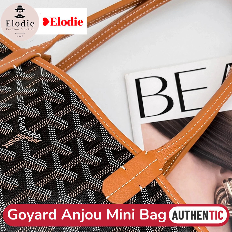 New Goyard Anjou Mini Tote Bag หนังลูกวัว ใช้สองด้าน