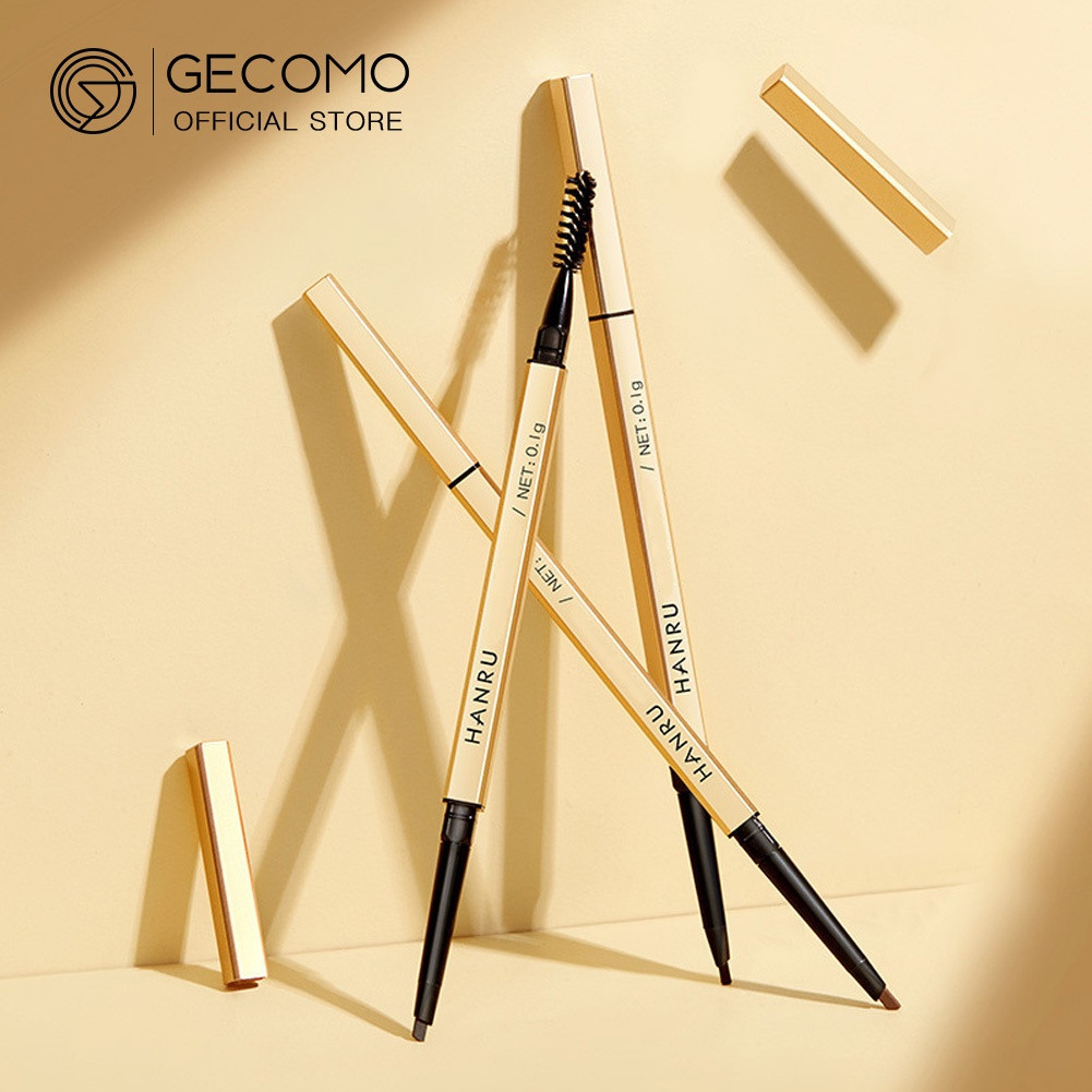 Gecomo ดินสอเขียนคิ้ว กันน้ํา สีธรรมชาติ สําหรับแต่งหน้า