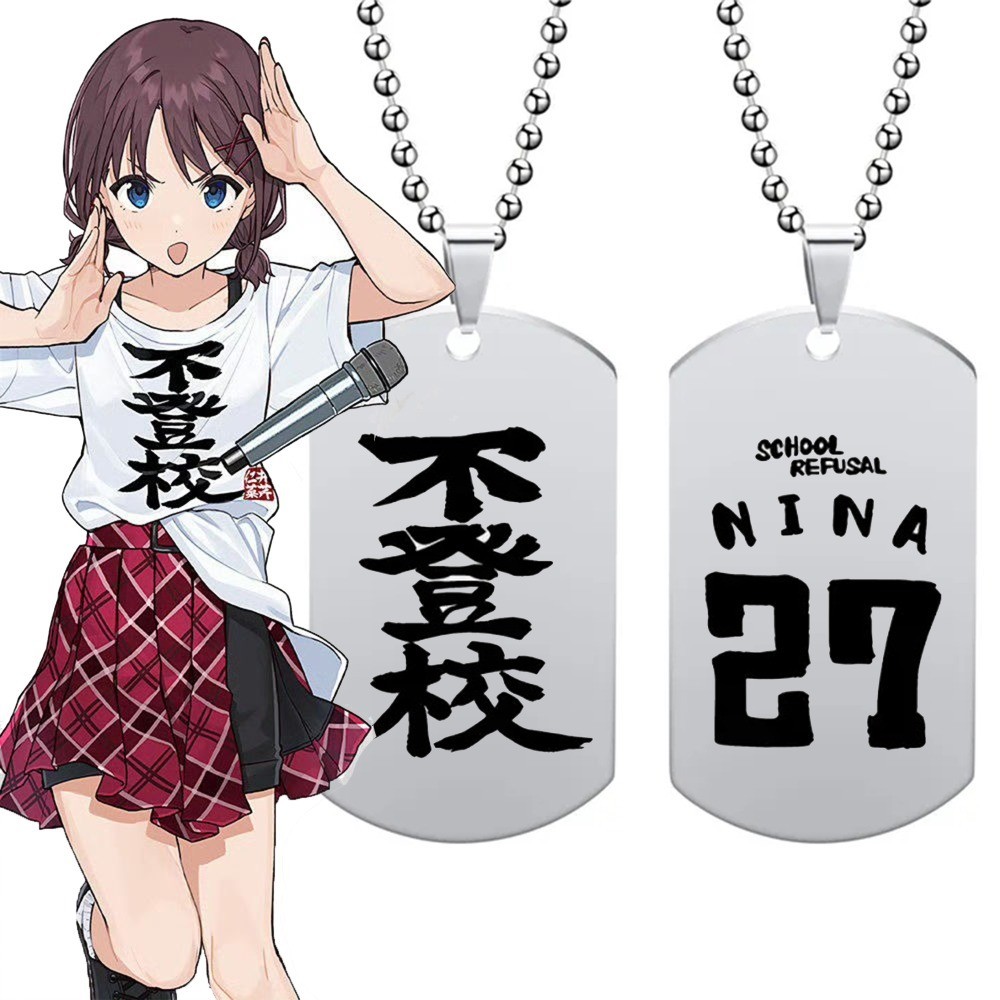 อะนิเมะ GIRLS BAND CRY สร้อยคอ NINA SERI MOMOKA KAWARAGI SUBARU AWA จี้ชายหญิงแฟชั่นฮาโลวีนคอสเพลย์อุปกรณ์เสริม