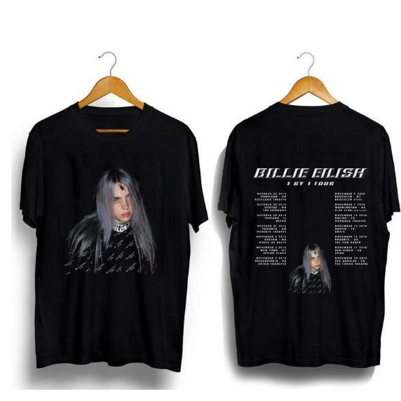 ใหม่ เสื้อยืด ลาย Billie Eilish Fall Sleep สีดํา ของแท้ สําหรับผู้ชาย | Billie EILISH ชุดนอน สีดํา ข