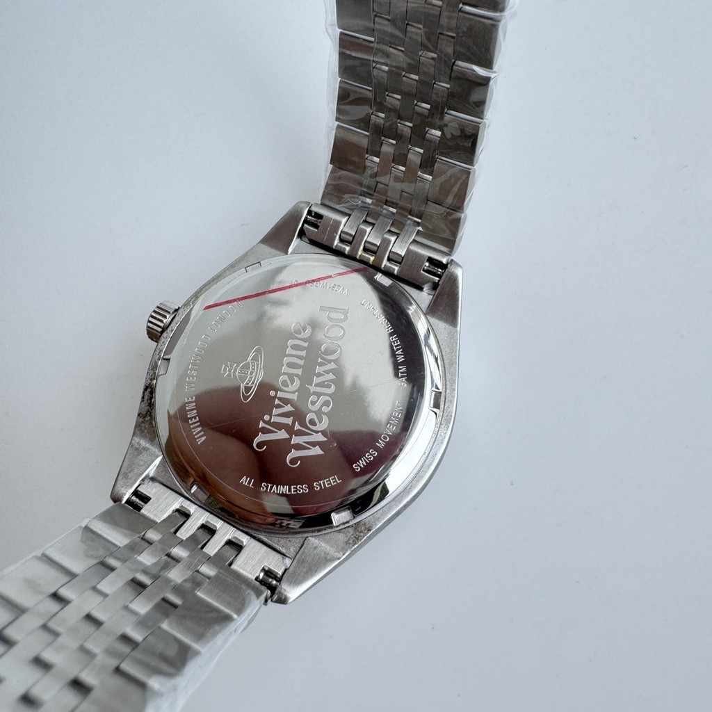 Vivienne Westwood แกะสลัก Star Plate แฟชั่นนาฬิกาชาย/หญิง 39MM