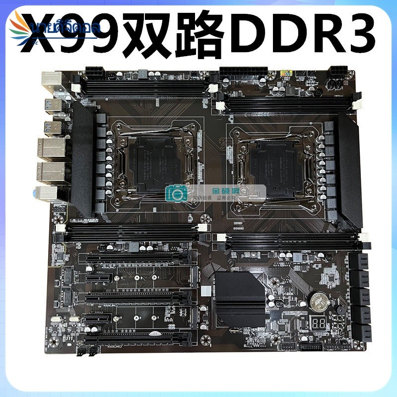 ใหม่ X99คู่ DDR3หน่วยความจำ LGA2011-V3พินเมนบอร์ดคอมพิวเตอร์ E5 2683v4e5 2678v3cpu