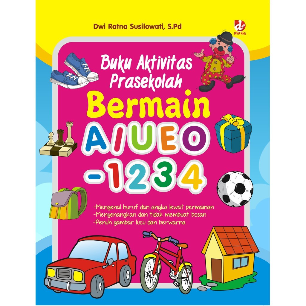AIUEO-1234 หนังสือกิจกรรมก่อนวัยเรียนและเล่น - DIVA Press