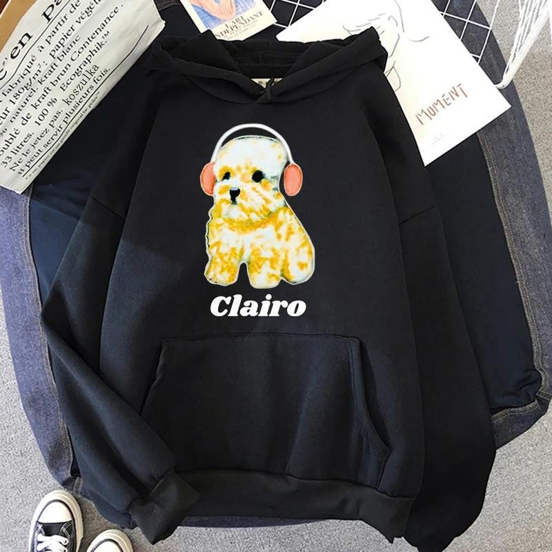 เสื้อแจ็กเก็ตแขนยาว Clairo merch Charm Dog#04 วัสดุเส้นใยโพลีเอสเตอร์ ใส่ขับรถ ออกทริป เล่นกีฬาได้ ล