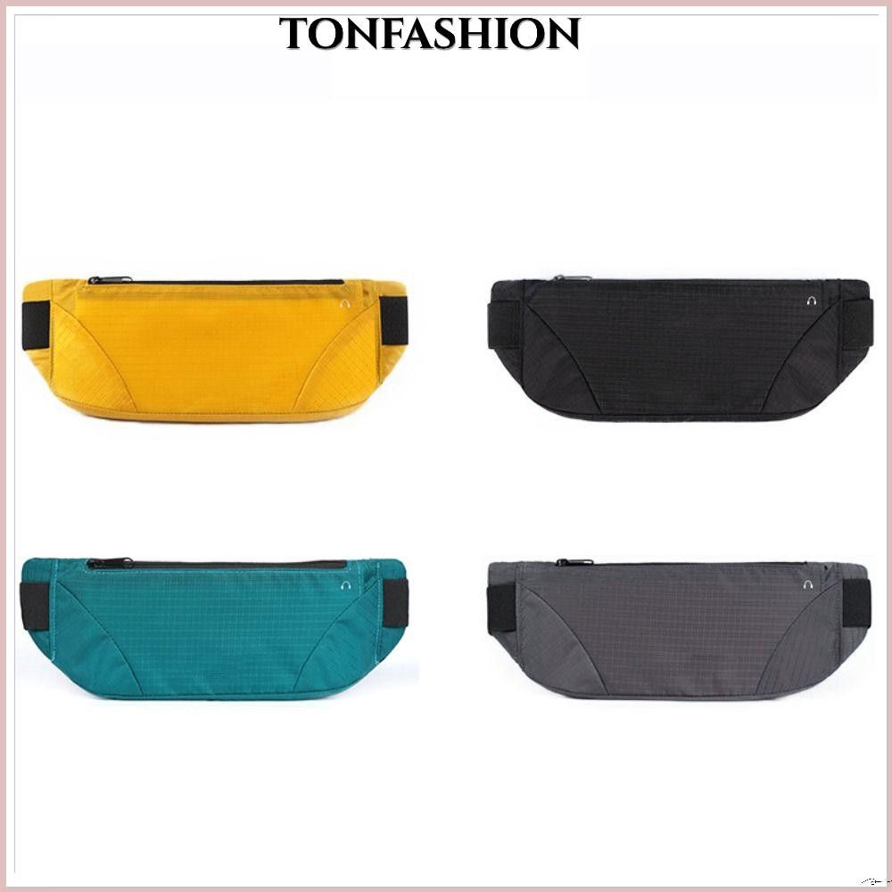 Tonfashion กระเป๋าวิ่งผู้หญิงผู้ชาย,กระเป๋าคาดเอวกันน้ําระบายอากาศได้,กระเป๋าคาดเอวไนลอนน้ําหนักเบา