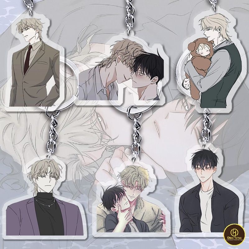 Low Tide In Twilight พวงกุญแจ Anime Night โดย Sea Yeo TaeJu Kim EuiHyun พิมพ์ 2 ด้าน Man เกาหลี BL M