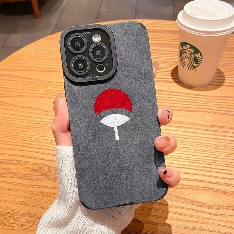 เคสมือถือหนังกลับนารูโตะสำหรับแอปเปิ้ล14PROMAX รุ่นใหม่13ชุด11รวมทุกอย่าง12ชาย14Pro