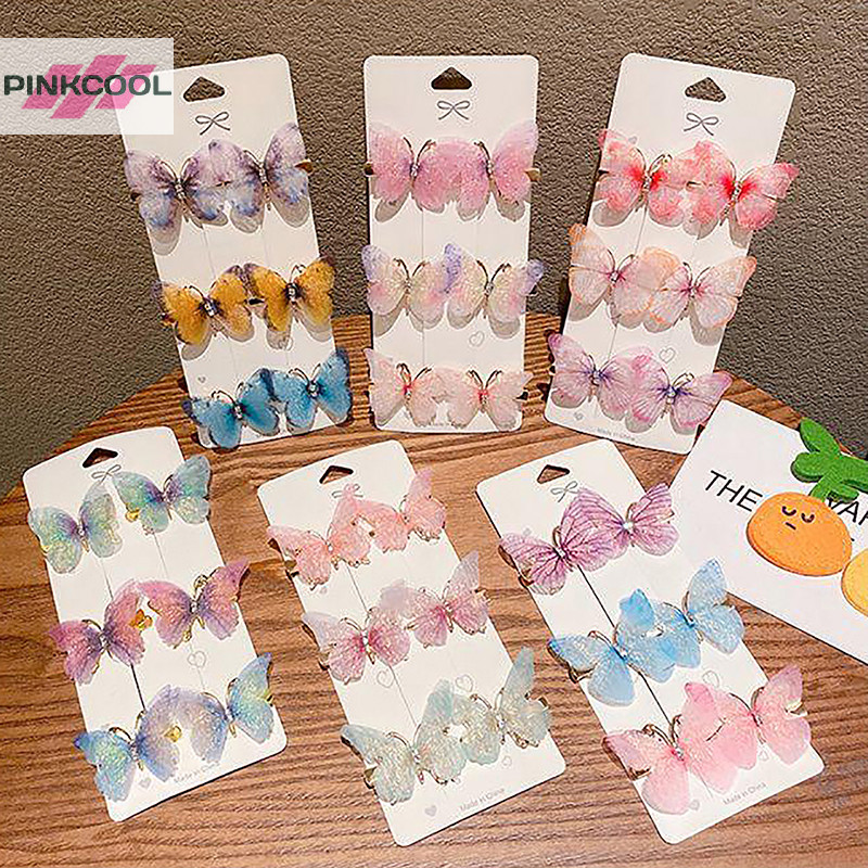 PINKCOOL สีสัน Hairpins สาวคลิปผม Barrettes ผู้หญิงหวานเครื่องประดับ Rain Headwear แฟชั่นอุปกรณ์เสริมผม HOT