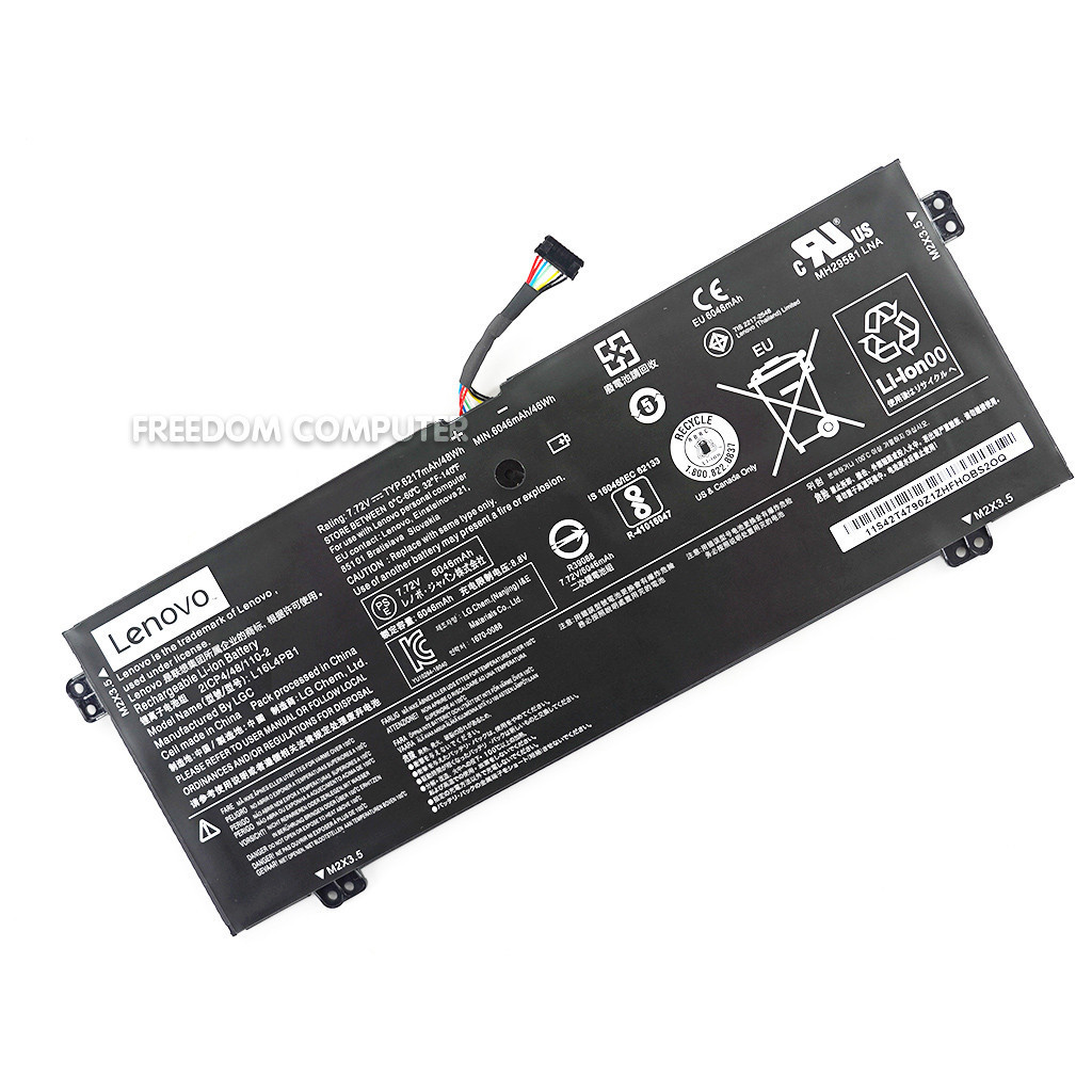 แบตเตอรี่โน๊ตบุ๊ค(แท้) L16C4PB1 L16L4PB1 L16M4PB1 Lenovo Yoga 720-13IKB 81C3 80X6 Yoga 730-13IKB 81C