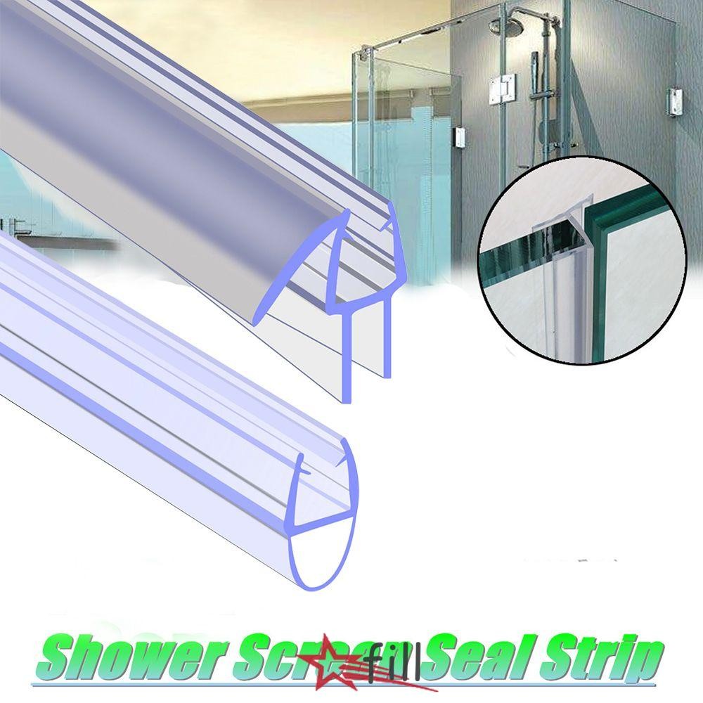 Fill Water Baffle ยางอาบน้ําที่มีประโยชน์หน้าจอป้องกันห้องน้ําประตูกระจก Weatherstrip