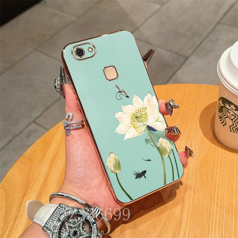 ปลอก VIVO V7 plus Y83 1718 1716 1850 1802 lhyh เคสโทรศัพท์ซิลิโคนฝาครอบป้องกัน