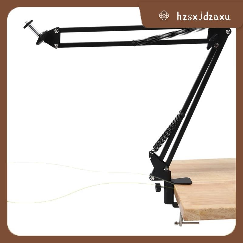 hzsxjdzaxuAdjustable Desktop Clamp Suspension Boom Scissor Arm Mount Stand Holder สําหรับ Logitech W