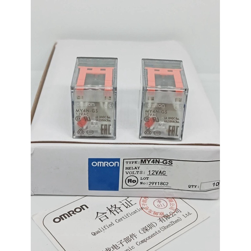 ราคาถูก! รีเลย์ ของแท้ใหม่  MY4N-GS 12VDC 24VDC  220vac MY4GS  12VAc 24vac ราคา ถูกที่สุด ดีลบีเคเค แกลเลอรีภาพที่ 3