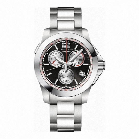 Longines Longines Longines Watch Comcas Series Steel Band Quartz Watch นาฬิกาผู้ชายนาฬิกาข้อมือ L3.7