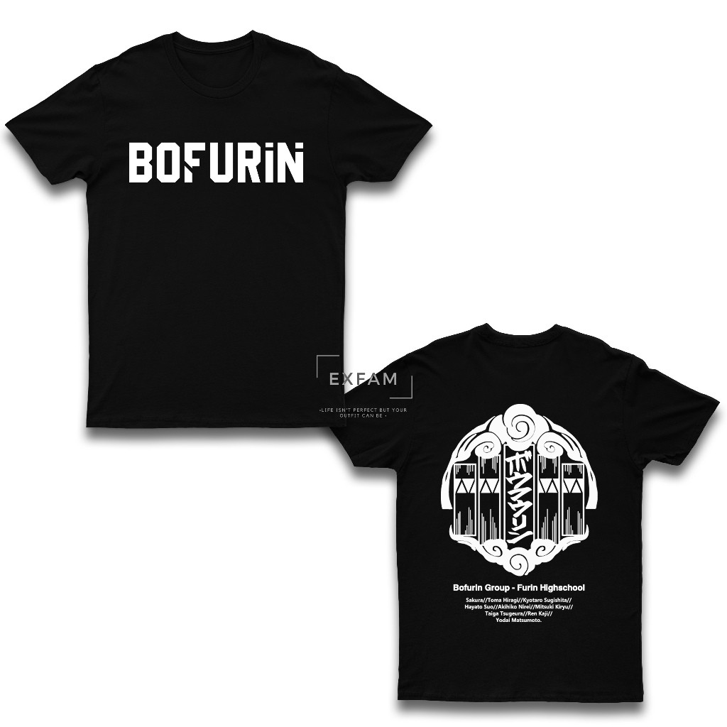 💯 เสื้อยืด Bofurin High School Anime Wind Breaker Set s-5xl