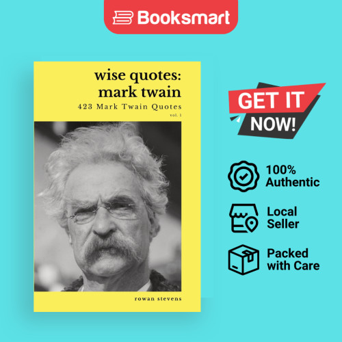 Wise Quotes - Mark Twain 423 Mark Twain Quotes - ปกอ่อน - อังกฤษ - 9781636051987
