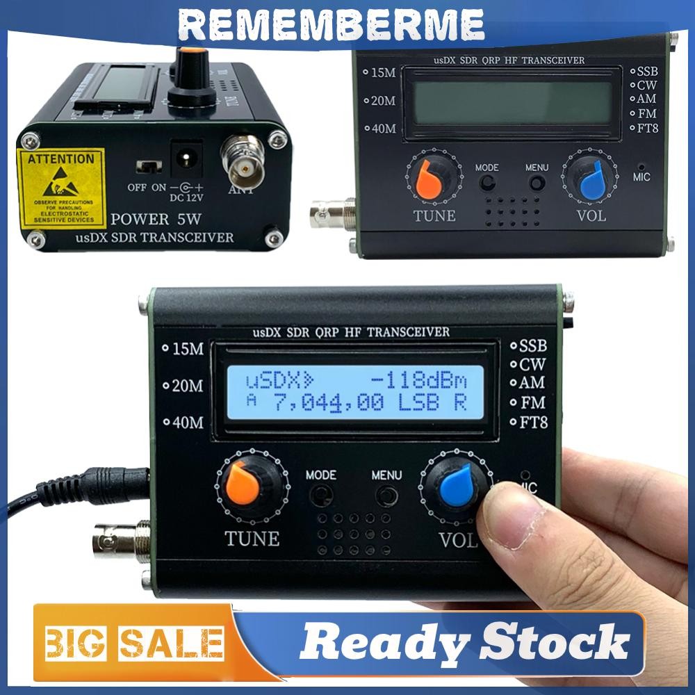 5w UsDX SDR QRP Transceiver หลายโหมด HF Transceiver QCX-SSB ถึง SSB 3-Band + Mic