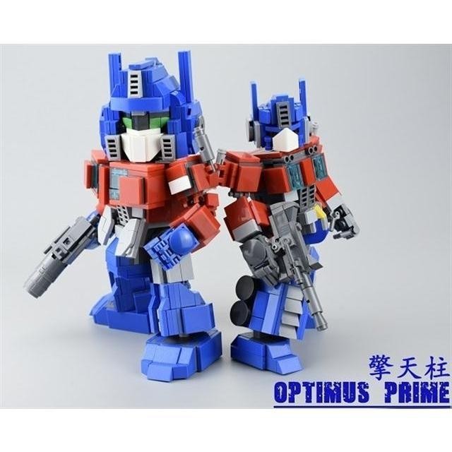 Optimus Prime Building Blocks Mecha รุ่น Dual รุ่นอนุภาคขนาดเล็ก Building Blocks ประกอบ MOC Original