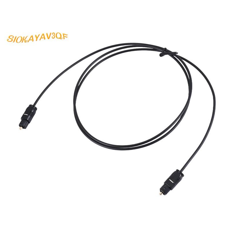 3 FT 1.1M Metre Digital Fibre Optical Audio Toslink SPDIF สาย DVD ปลั๊กตะกั่ว