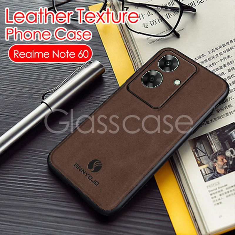 Realme Note60 สําหรับRealme Note 60 50 X 60X Note60 Note60X Note50 RealmeNote60 2024 หนังเคสโทรศัพท์เลนส์ป้องกันแฟชั่นCoqueปลอกกันกระแทกนุ่มกลับกรณีปก