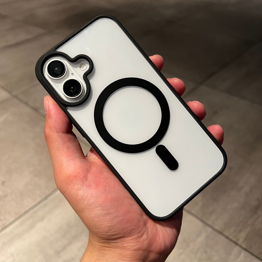 เคสโทรศัพท์มือถือซิลิโคน กันกระแทก แบบแม่เหล็กใส สําหรับ iPhone 16 15 14 13 12 11 Pro Max Plus X XR XS Max 7 8 Plus