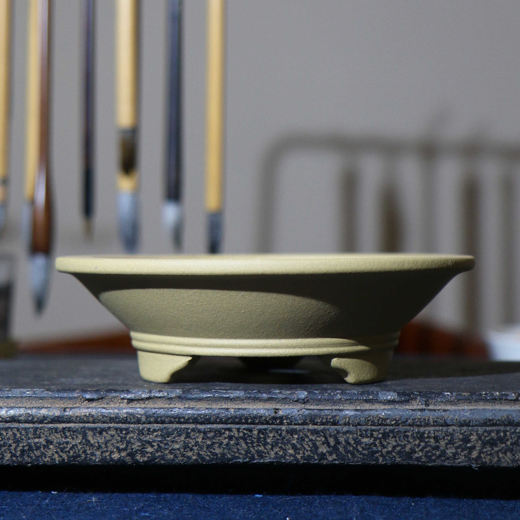 Yixing Boutique สีม่วง Calamus กระถางดอกไม้ Miniature ขนาดเล็ก Handmade Sparrow Plum Art ไม้ไผ่พืชสีเขียว Succulent Calamus หม้อหมวกบอนไซหม้อ [A602-01] - รูปที่ 2